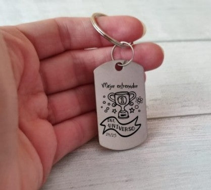 Llavero de acero - Mejor profe del universo