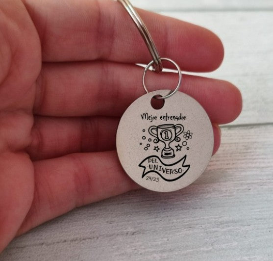 Llavero de acero - Mejor profe del universo