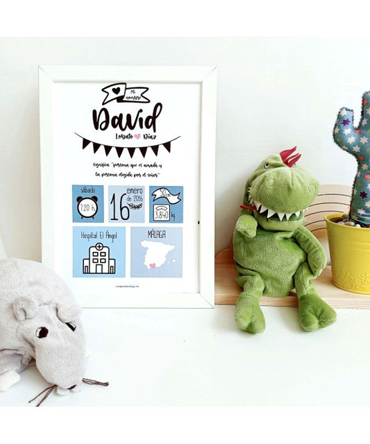 Lámina Natalicio Personalizada